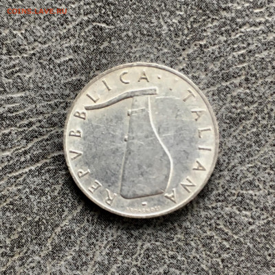 Италия 5 лир 1954 года. До 22:00 04.10.19 - 43276AB5-3913-43A0-88B5-633D43468EDF