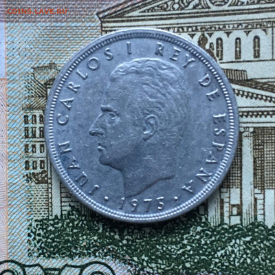 Испания 5 песет 1975 года. До 22:00 04.10.19 - 7B5D92C1-9EFE-422F-803C-DA645FA8461E