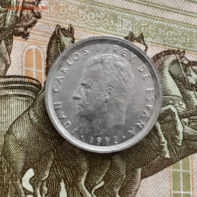 Испания 10 песет 1992 года. До 22:00 04.10.19 - 30C12735-1BEB-4897-AAE7-4540F3FB371B