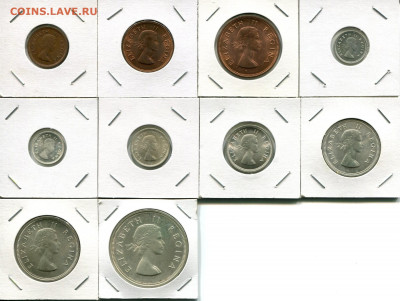 Юж.Африка подборка 1ф-5Ш Елизавета II до 02.10.19 22-00 мск - SA dif-a