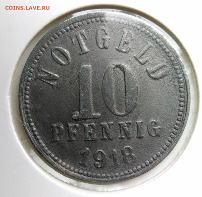 Нотгельд 10 пфеннигов 1918 года до 02.10.2019 - IMG_20190928_152536