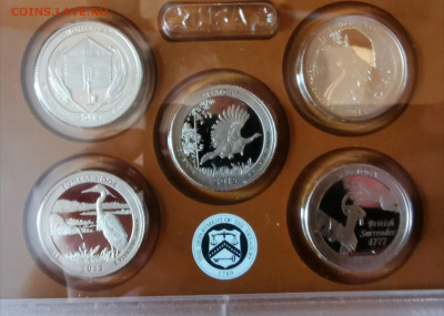 2015 UNITED STATES MINT PROOF SET набор с сертификатом - IMG_20190927_161352