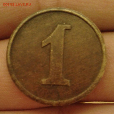 Жетон игровой СССР(?) "1" - Фото-1961