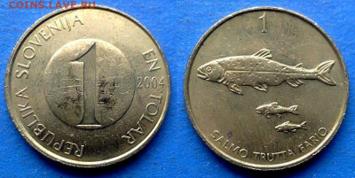 Словения - 1 толар 2004 года 9Фауна) до 5.10 - Словения 1 толар, 2004