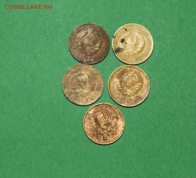 5 шт. 1 копейка 1928,32,33,37,57 года. Не чищенные. - IMG_0064.JPG