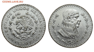 Мексика. 1 песо 1966 г. До 03.10.19. - DSH_4193.JPG