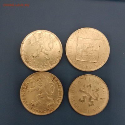 Чехословакия.4 монеты.02.10 - 1569836050577.