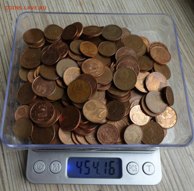450 грамм Евро  2.5е монетами 1с и 2с - DSC00051d