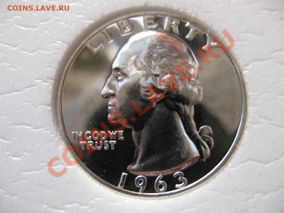 США 25центов 1963год  серебро, до 24.07.11 21-00МСК - сша 1963 001