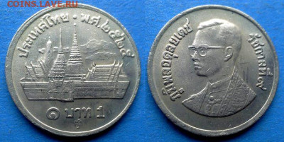 Таиланд - 1 бат 1982 года до 5.10 - Таиланд 1 бат, 1982
