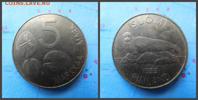 Финляндия 5 марок, 1995 - 3