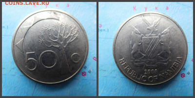 Намибия 50 центов, 2008 - 6