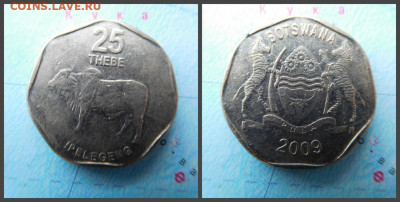 Ботсвана 25 тхебе, 2009 - 12
