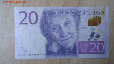 ШВЕЦИЯ 20 КРОН 2015 UNC - DSC06612.JPG