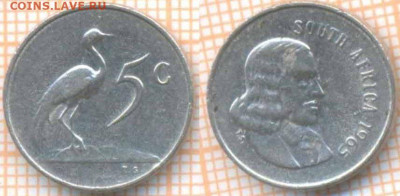ЮАР 5 центов 1965 г. , до 7.10.2019 г. 22.00 по Москве - ЮАР 5 центов 1965  6961
