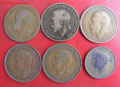Великобритания 6 монет 1912-1943 до 6.10 в 22.10 по МСК - Великобритания 6 монет 1912-1943 (1).JPG