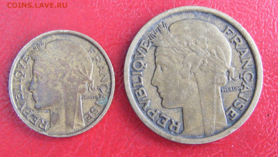 Франция 1 и 0,5 франка 1931  до 6.10 в 22.10 по МСК - Франция 1 и 0,5 франка 1931 (2).JPG