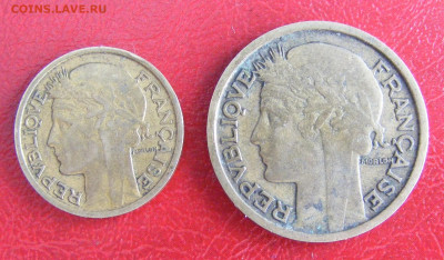 Франция 1 и 0,5 франка 1933  до 6.10 в 22.10 по МСК - Франция 1 и о0,5 франка 1933 (2).JPG