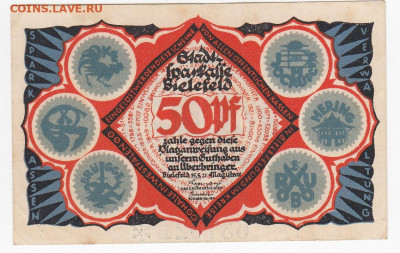 Нотгельд-Билефельд 50 пфеннигов 1921 г. до 07.10 в 22:00 - IMG_20190930_0020