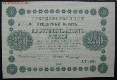 250 рублей 1918, Пресс, до 05.10.2019 в 22:00 мск - 1