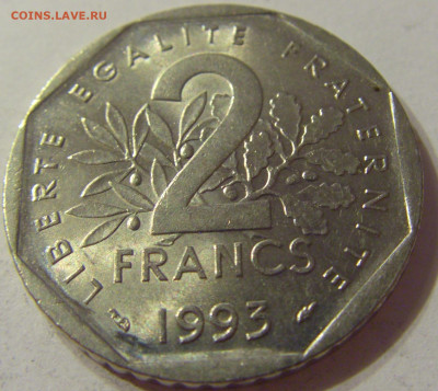 2 франка 1993 Мулен Франция №1 07.10.2019 22:00 МСК - CIMG0942.JPG