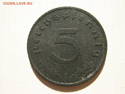 Германия оккупация союзников 5 пфеннигов 1947 A до 22:0 5.10 - IMG_3993_1.JPG