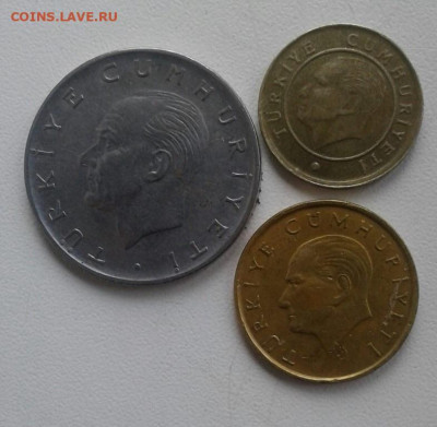 Турция: 1лира1978, 100лир 1989, 10куоуш 2009. До 8.10. 22:00 - image