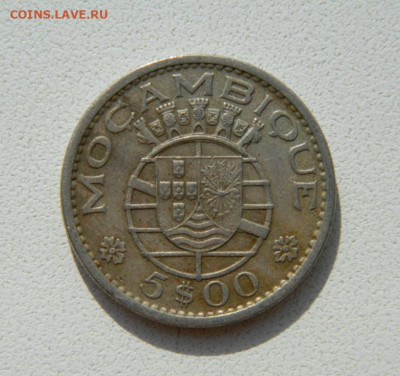 Португальский Мозамбик 5 эскудо 1971 года. до 07.10.2019 - DSCN9989.JPG