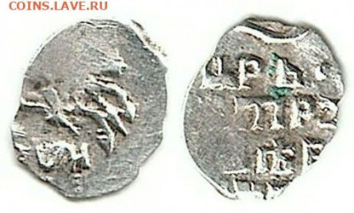 определение чешуек по КГ (пополняемая) - Петр I 1 копейка 1708 0,22gr