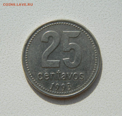 Аргентина 25 сентаво 1993 года. до 07.10.2019 - DSCN9978.JPG