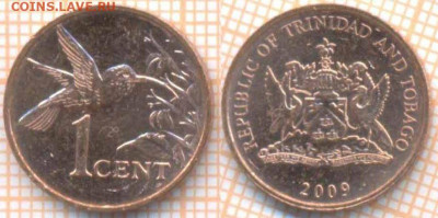 Тринидад и Тобаго 1 цент 2009 г. , до 9.10.2019 г. 22.00 по - Тринидад и Тобаго 1 цент 2009  6979