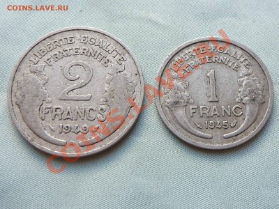 ФРАНЦИЯ 2 франка 1949г.и 1 франк 1945г   до 27.07.11 г. в 22 - MEMO0016.JPG