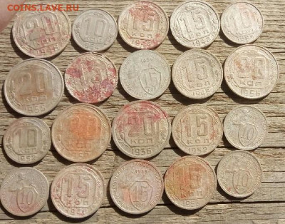 монеты СССР, никель, до 1957г -20шт до 5.10.19 22-00 мск - P91004-114136