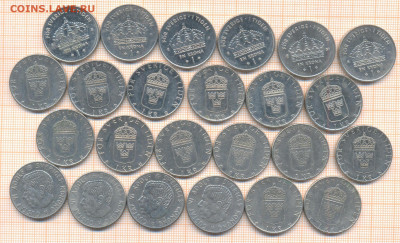 Швеция 1 крона 1969-2007 гг. , фикс - швеция 1 крона 002