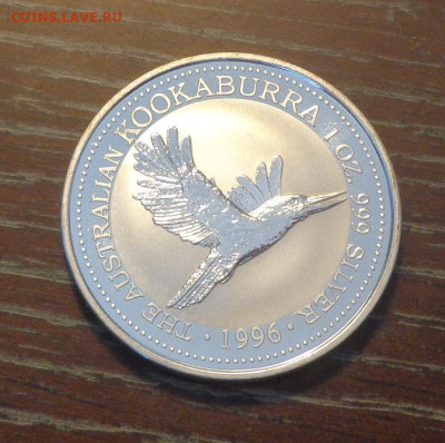 АВСТРАЛИЯ - КУКАБАРРА 1996 г. унцовка пруф до 11.10, 22.00 - Австралия Кукабарра 1996_1.JPG
