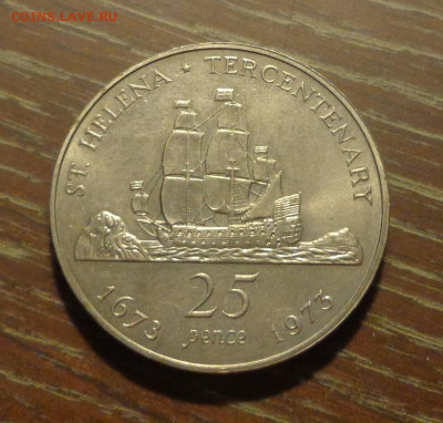 о.СВ. ЕЛЕНЫ - КОРАБЛЬ 300 лет открытия острова 11.10, 22.00 - о-в Св. Елены 25 п Корабль (300 л открытию о-ва)_1