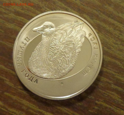 БЕЛАРУСЬ - 1 р 2009 ПТИЦА ГОДА Серый гусь до 11.10, 22.00 - Беларусь 1 р Птица года Серый гусь_1