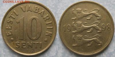 Эстония 10 сенти 1998 до 11-10-19 в 22:00 - Эстония 10 сенти 1998    9775