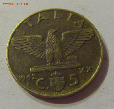 5 чентезимо 1942 Италия №1 11.10.2019 22:00 МСК - CIMG1845.JPG