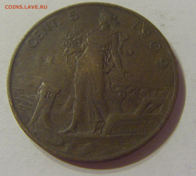 5 чентезимо 1909 Италия №1 11.10.2019 22:00 МСК - CIMG1865.JPG