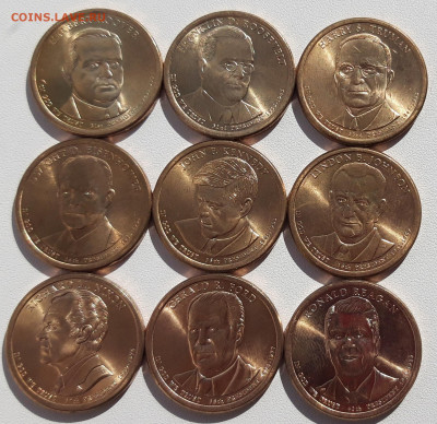 1 $ Президенты США 2014-2016гг по фиксу - пр