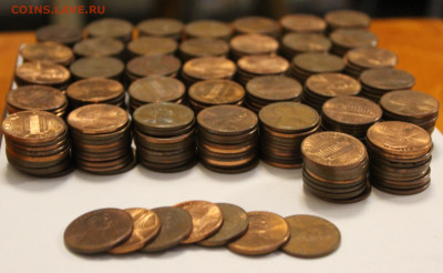 377шт. монет 1ц. США 3$77c 1кг. Линкольн центов до 11.10.19 - IMG_1878ау