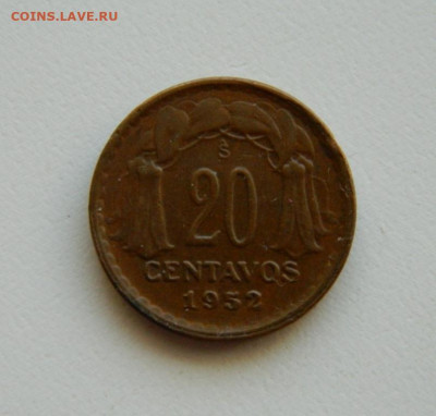 Чили 20 сентаво 1952 г. до 10.10.19 - DSCN0026.JPG