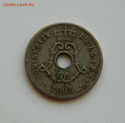 Бельгия 5 сантимов 1905 г. до 10.10.19 - DSCN0027.JPG