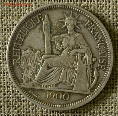 1 пиастр 1900 Фр. Индокитай до 12.10 в 21-00 мск - пиастр2