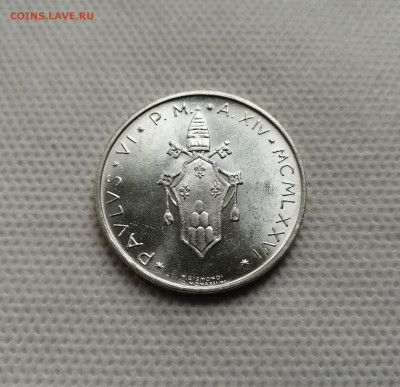 Ватикан, 500 лир 1976 UNC до 11.10.2019 22:00 мск - IMG_20191006_131921