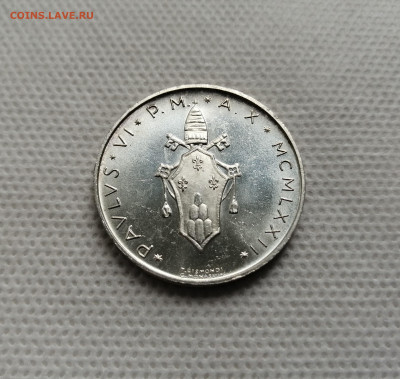 Ватикан, 500 лир 1972 UNC до 11.10.2019 22:00 мск - IMG_20191006_132238