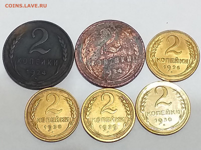 лот 2 копейки с 1924-1930 год - 20191003_225309