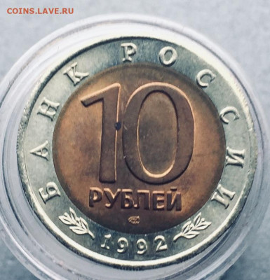 10 рублей 1992 Краснозобая Казарка до 12.10 - IMG_2149