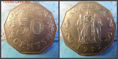 Мальта 50 центов, 1972 - 29